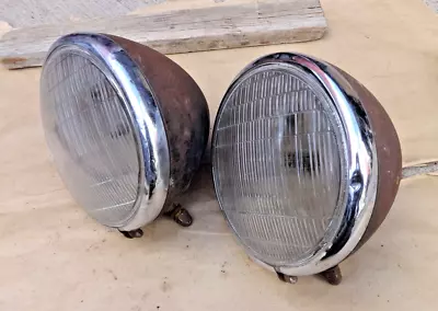 1934 1935 1936 Chevy Truck HEADLIGHT ASSEMBLIES Original GM Pair Guide Twilite • $385