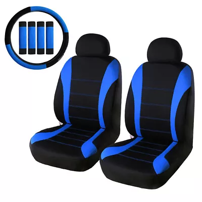 Universal Car Seat Covers Front Auto Seat Cover Head Rest Cover Set Seat Cover • $13.99