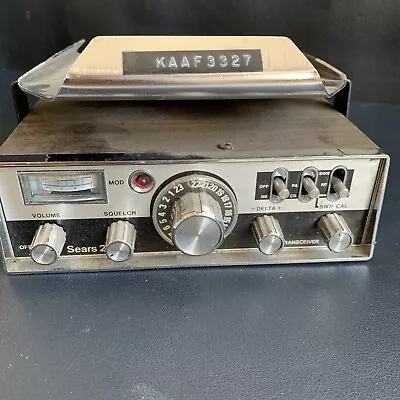 Vintage SEARS SSB 23 CH AM/SSB CB Radio Transceiver Untested. • $40