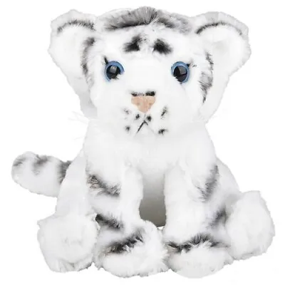 New 8  WHITE TIGER PLUSH Stuffed Animal Plush Toy • $11.95