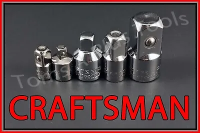 CRAFTSMAN HAND TOOLS 5pc 1/4 3/8 1/2 3/4 Ratchet Wrench Socket Adapter Set • $12.50