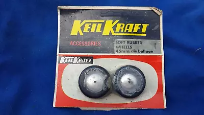 VINTAGE KEIL KRAFT RUBBER BALOON WHEELS 48 Mm • £14.99