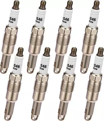 Set 8 PCS For Motorcraft Platinum SP546 (SP515) HT15 Spark Plugs For Ford 5.4L • $47.39