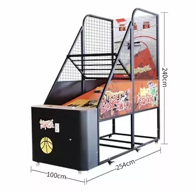 Indoor Comparable Coin Operated Arcade Game Machine For Basketball Shooting • £1095