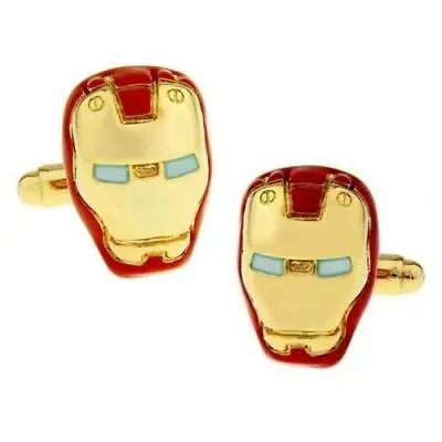 $13.10 • Buy Cufflinks Novelty / Wedding (avengers Red Iron Man) Aussie Stock - Brand New !