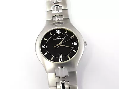 Maurice Lacroix Miros Coussin 69852 Black Dial 38mm Stainless Steel With Date • £500