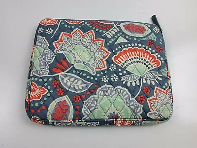 Vera Bradley Floral Padded Zippered Tablet Sleeve IPad Case Cover Up To 10 In • $14.99