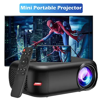 Portable Projector FHD 1080P Multimedia HDMI Movie Home Theater With 100  Screen • £45.99