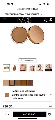 Nars Cream Bronzer Laguna 02 • £19