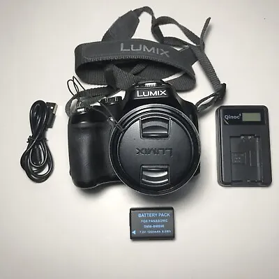 Panasonic LUMIX DMC-FZ72 16.1MP Digital Bridge Camera + Charger Battery • £129.99