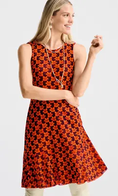 NEW Women's CABI Reversible Flip Dress Size Medium Dotted Bouquet Style 6370 • $24.95