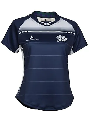 Olorun Scotland 6 Nations Ladies Exofit Sublimated Rugby Shirt 08-20 • £15