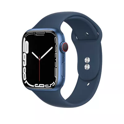 $6.02 • Buy For Apple Watch Series 8 7 6 5 SE Silicone Sport Band IWatch Strap 40/44/41/45mm