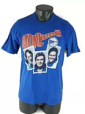 Vintage Original The Monkees 1987 Summer Tour Blue Adult T-Shirt Size XL • $109.85