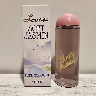 Vintage Loves Musky Jasmin Splash Cologne 2 Oz NEW Full Bottle RARE With Box  • $329.99