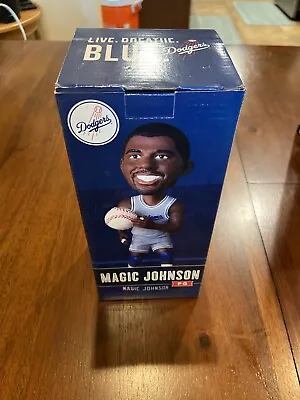 Magic Johnson Bobblehead 2014 Los Angeles Dodgers Stadium SGA Lakers New In Box • $25