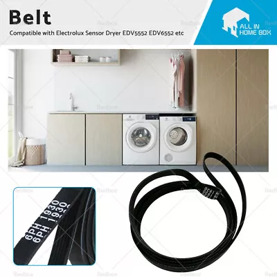 Dryer Drum Belt Suitable For Electrolux Sensor EDV5552 EDV6552 EDV5051 EDV6051 • $16.99