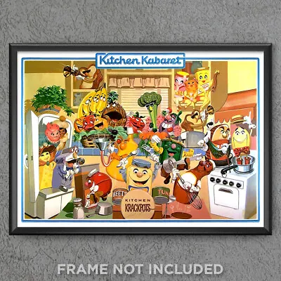 Kitchen Kabaret Attraction Print Poster Epcot The Land Food Rocks Cabaret 3917 • $29.95