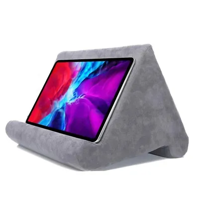 IPad Laptop Holder Tablet Multi-Angle Soft Pillow Lap Stand Phone Cushion NEW • £11.24