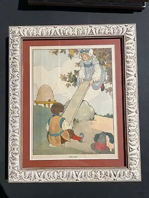 $53.99 • Buy SEE SAW SEESAW SEE-SAW Frame  From  Mother Goose Frame 15 X12 