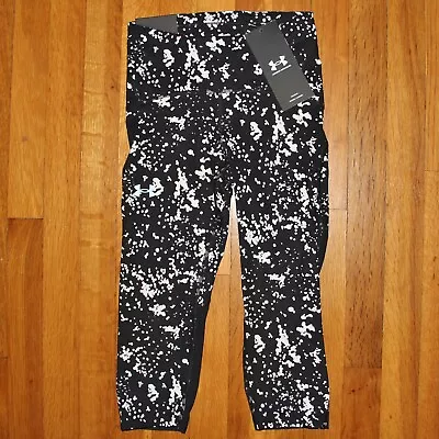 Under Armour Fly Fast Printed Capri Leggings Womens XS 1350983-005 Compression • $29.99