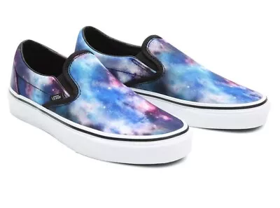 Vans Classic Galaxy Slip On Trainer Shoe Waffle Bottom Sizes 3.5/4/4.5 UK • £34.99