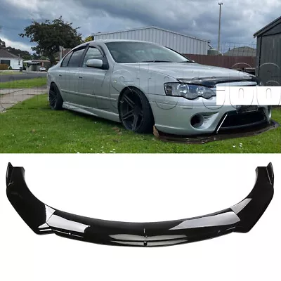 For Ford Falcon FG BA Front Bumper Lip Spoiler Splitter Body Kit Glossy Black • $50.95