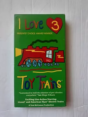 I Love Toy Trains 3 VHS 90s Lionel & American Flyer Electric Trains • $7