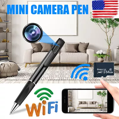 64GB WIFI IP Camera Pen HD 1080P Video DVR Camcorder Recorder Security Cam USA • $16.66