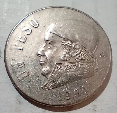 Mexico 1971 1 Un Peso Estados Unidos Mexicanos Jose Maria Teclo Morelos Y Pavon • $2.24