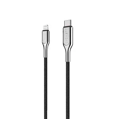 NEW Cygnett Armoured Lightning To USB-C Cable 1M - Black | Connector • $34.95