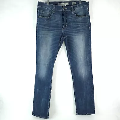 BKE Buckle Denim Jake Skinny Jeans Mens Size 36L X 32 Distressed Stretch • $39.99
