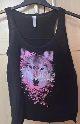 Falling In Reverse Vest Rock Band Merch T Shirt Tank Tee Size Medium Black • $18.05