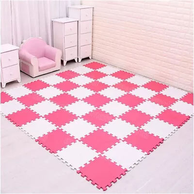 18PCS Foam Soft Floor Mat Jigsaw Tiles Garden Play Mats Kids Activity Anti Slip • £12.99