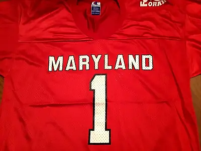 Maryland Terrapins Champion Football Jersey Size Adult 40 Medium • $13