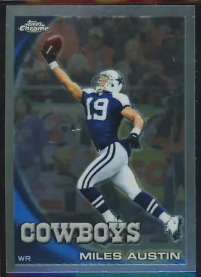 2010 Topps Chrome Miles Austin Refractor Dallas Cowboys #C105 • $1.89