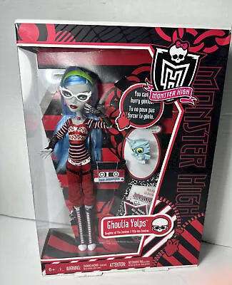 Monster High Ghoulia Yelps Doll First Wave Hoots NIB English French • $750