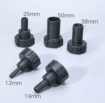 10mm To 50mm Water IBC Tank Adapter Garden Hose Adapter Connector Fitting Tool • £6.50