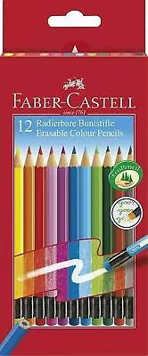 Faber-Castell Erasable Coloured Pencils -  -Pack Of 12 • £7.45