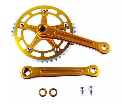 ProBMX BMX 3 Piece Alloy Cranks Set - Old School BMX Style Modern Quality • $107.65