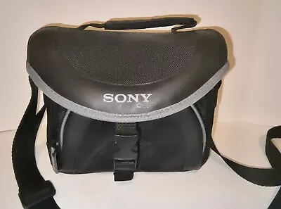 Sony Handycam Soft Carrying Case LCS-X20 Video Camera Camcorder Bag Strap EUC • $17