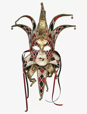 Venetian Mask Icaro Jolly Made In Venice Italy! • $263.99