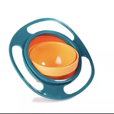 Gyro Bowl Spill Resistant Kids Gyroscopic Bowl With Lid (NEW) • $6