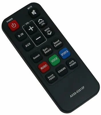 AH59-02615F Replace Remote For Samsung AH5902615F TM1110 HW-H500 HWH500 Soundbar • £6.99