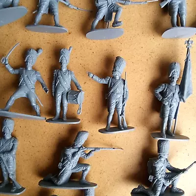 Airfix 1/32 Unpainted Soldiers Napoleonic British French Grenadiers • £10