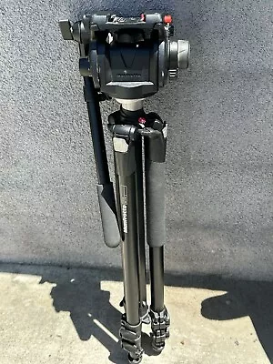 Manfrotto 055XB Tripod With Plate • $150