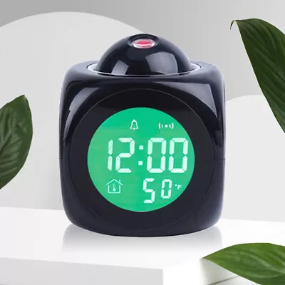 Smart Projector Alarm Clock Music Alarm Clock LED Living Room Bedroom Dorm Clock • $16.79