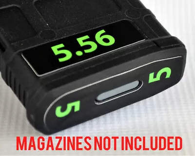 5.56 MAG STICKERS Fits MAGPUL PMAG 30 GEN M3 MAGS LIME NUMBERS 1-6 • $11.50