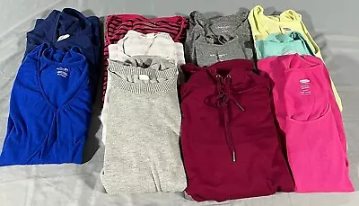 Maternity Clothes Lot Of 11 XL Shirts Mixed Brands Old Navy - Liz Lange - Mother • $39.99