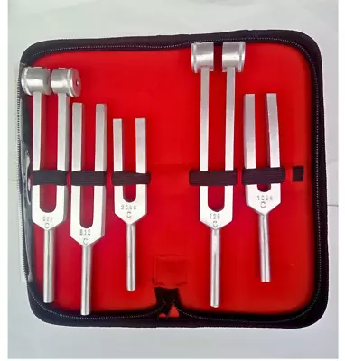 German 5 Tuning Fork Set Medical Surgical Chiropractic Physical Diagnostic Set • $12.97